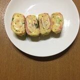 紅生姜とネギの卵焼き